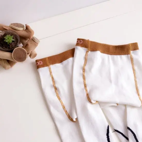 Новые колготки в Корейском стиле с рисунком кролика для маленьких девочек милые