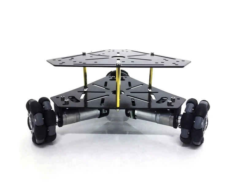 Новое поступление! MT100 3WD Omni Wheel Robot Car. Рама из нержавеющей стали с колесами 58 мм.