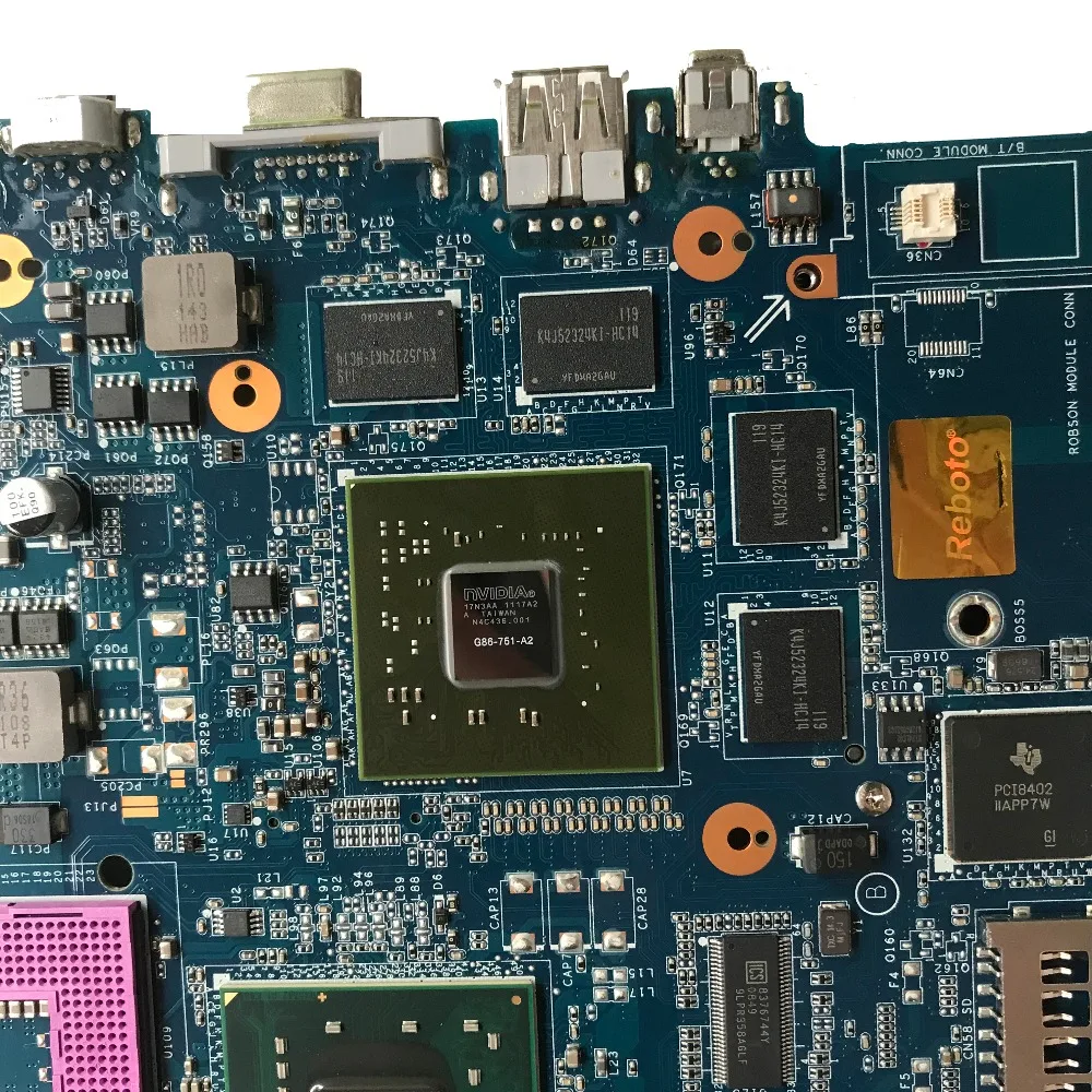 SZWXZY отлично подходит для Sony VGN-FZ15 серии Материнская плата ноутбука MBX-165 MS91 DDR2 A1369748B