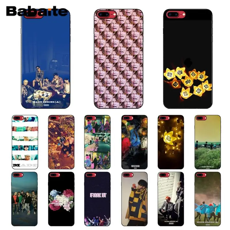 Умный чехол Babaite BIGBANG gd Kpop для iPhone 5 5Sx 6 7 7plus 8 8Plus X XS MAX XR|Чехлы-накладки| |