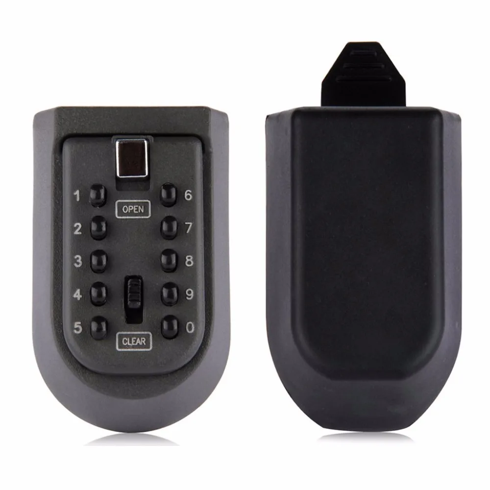 

Wall-Mounted Key Storage Key Safe Box with 10-digit Combination Lock