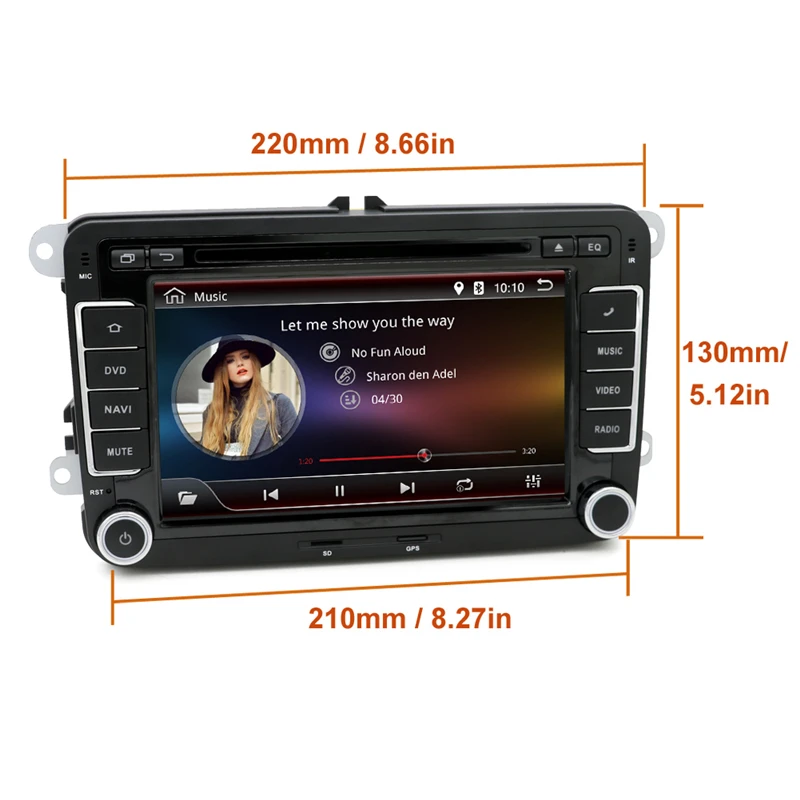 Авторадио 2 Din Android 7 1 автомобильный dvd плеер для VW Модели Авто Polo Golf Passat Tiguan Skoda Superb