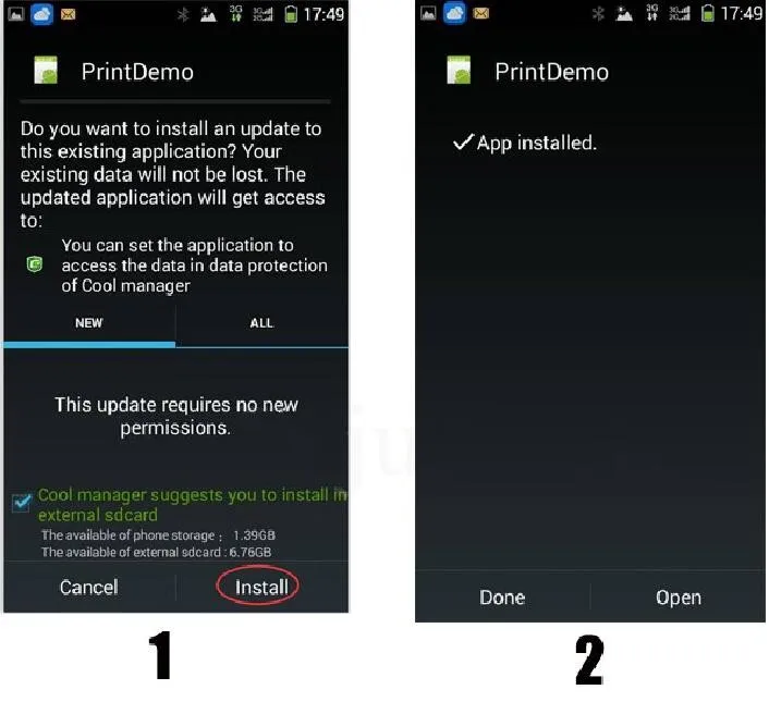Большой рулон бумаги 57 мм X 50 Bluetooth принтер портативный Android мини принтер беспроводной 58 мм Мобильный Bluetooth принтер SM-5803BT