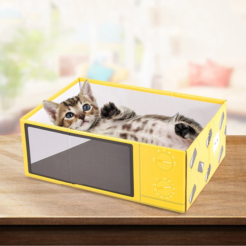 CAWAYI Питомник Pet Cat бумажный скребок доска котенок Когтеточка для кошек скребок rascador gato drapak dla кота grattoir chat
