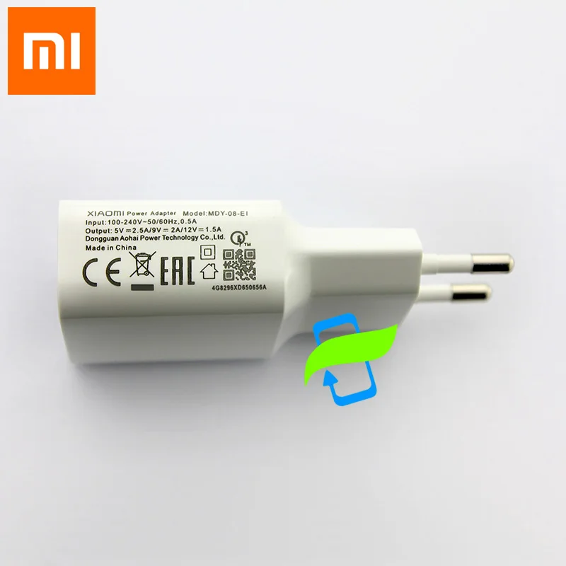 Оригинальное быстрое зарядное устройство Xiaomi Mi9 Быстрая зарядка QC 3 0 адаптер