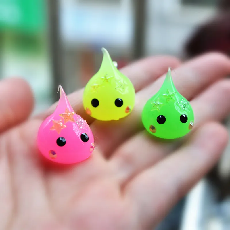 Силиконовые Подвески в виде капли из мультфильма ожерелье подвеска для DIY