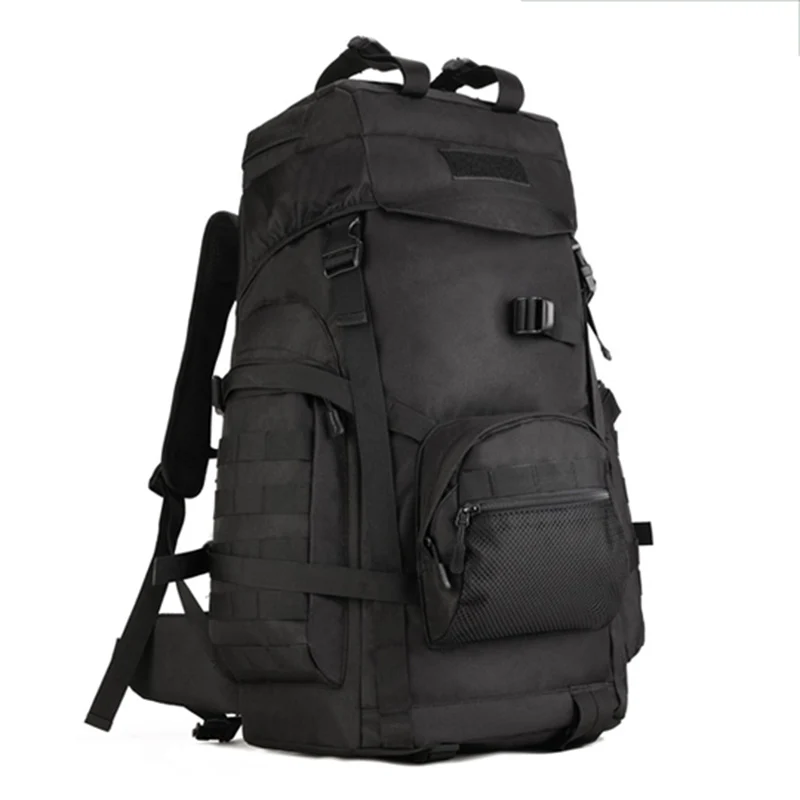 Black 60L 3D нейлоновый открытый спортивный военный тактический альпинистский рюкзак для кемпинга, походов, походов, путешествий XA922WD - Цвет: Black