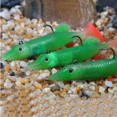 5 шт. зима для рыбалки приманки 10 cm / 11 g длинная задняя часть мягкий рыбы пакет