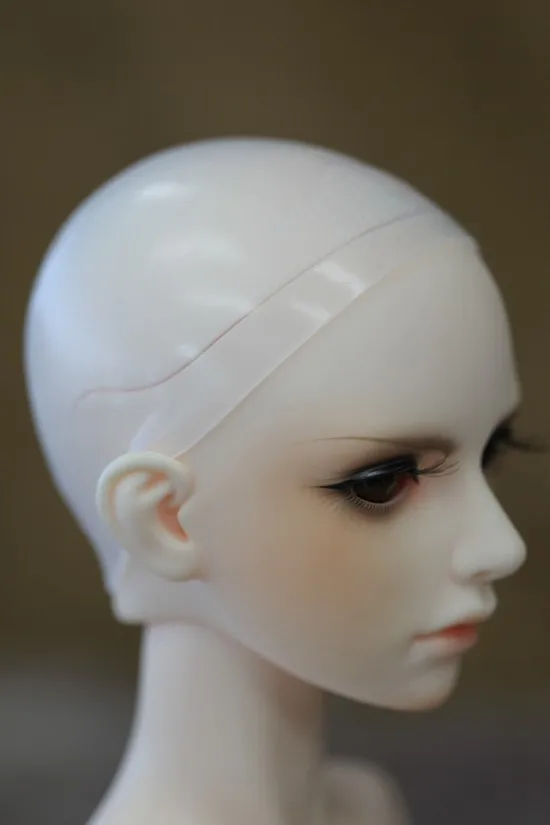 Новинка 1/6 1/4 1/3 BJD прозрачная головка силиконовый парик Защитная крышка для противоскользящего протектора