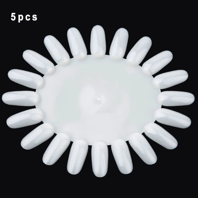 N5183-015PCS ROSALIND, накладные ногти, цветные, прозрачные, белые, для практики, гель лак, инструменты, пряжка, кольцо, маникюрные наконечники для ногтей DIY, 9 узоров - Цвет: N5183-015PCS