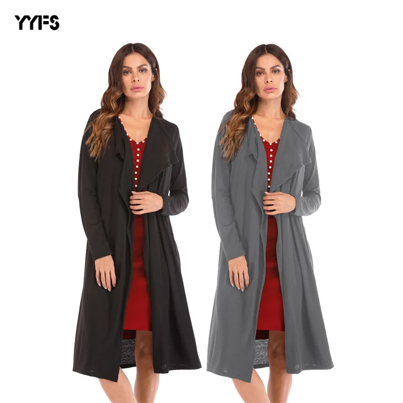 Casual Long Knitted Cardigan Women Clothes 2018 Autumn Ladies Sleeve Top Pull Femme Sueter Mujer Sweater Casaco Feminino |