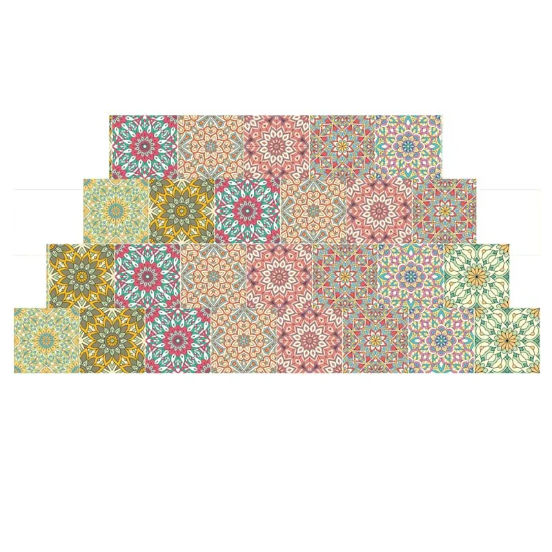 Style 6 20*500 см модная керамическая плитка наклейка самоклеющаяся Водонепроницаемая 3D напольная Настенная Наклейка для гостиной спальни кухонные аксессуары - Цвет: Style 6