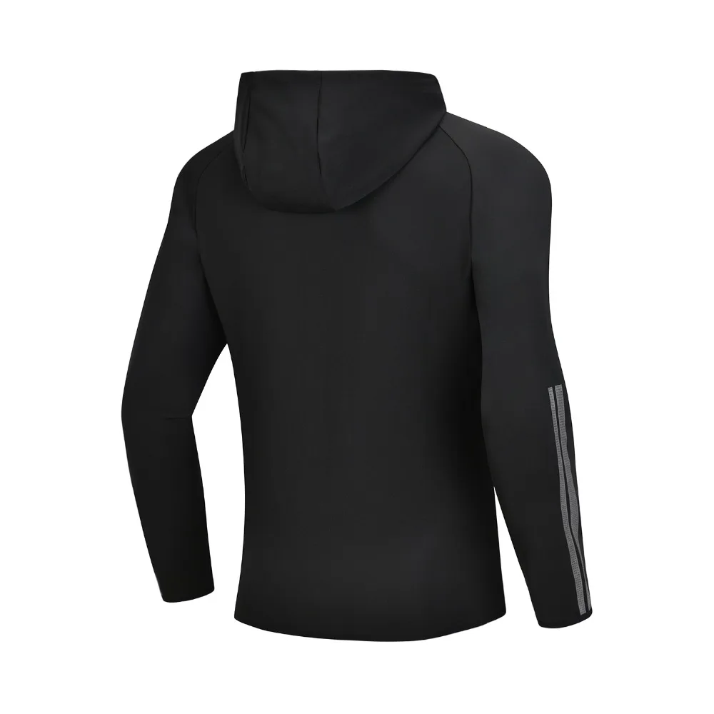 Мужской тренировочный свитер Li Ning удобные спортивные пальто из 91% полиэстера 9%