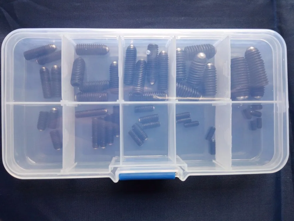 Винты с шестигранным углублением без головки 50 шт.|head bolt socket|bolt blackset |