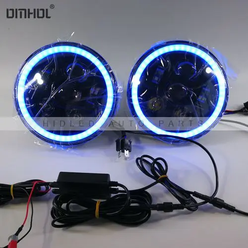 Управление через приложение со смартфона 7-дюймовые круглые светодиодные