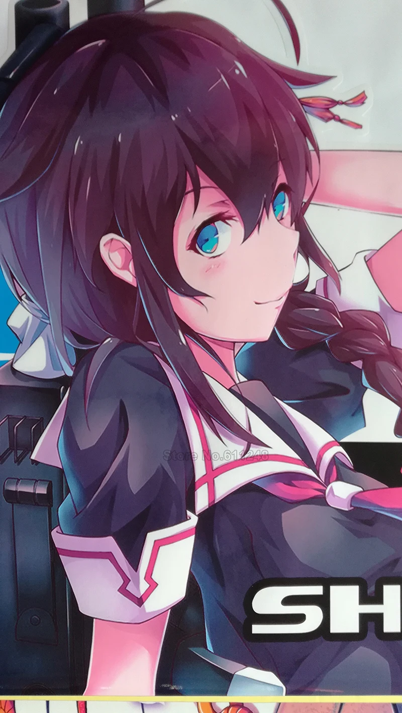 2 шт настраиваемые аниме наклейки на весь автомобиль s Kantai Коллекция 3D наклейки на автомобиль игровые наклейки Водонепроницаемая защитная пленка CN146