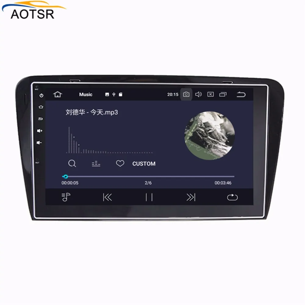 Ips Android 9,0 Автомобильный мультимедийный dvd-плеер головное устройство для Volkswagen/VW Skoda Octavia A7 2013+ gps навигация радио авто стерео
