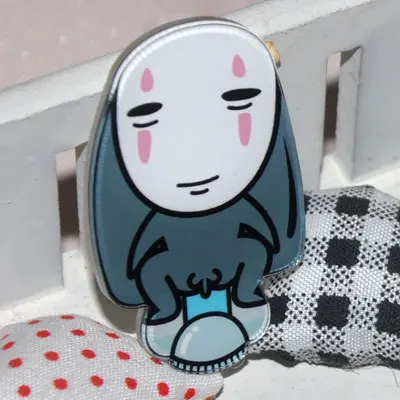 1 шт. нет лица человек Скрытое лицо японский значок Harajuku акриловые значки рюкзак
