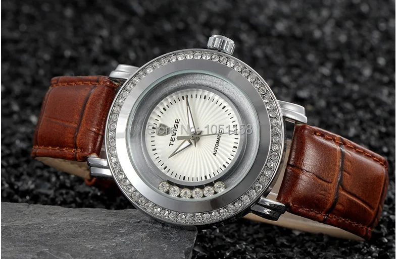 free shipping! walk diamond mechanical watch skeleton men's business casual leisure style wa028 | Наручные часы