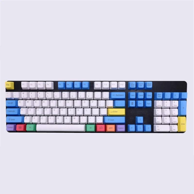 Ретро Keycaps PBT Пустой Толстый Мел Keyset Keycap для Cherry MX переключатели механическая