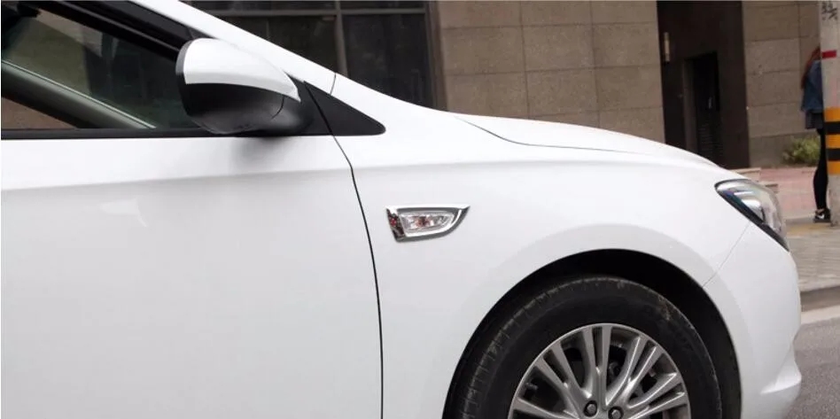 Автомобильный Стайлинг ABS хромированный боковой указатель поворота светильник/Крышка лампы Накладка наклейка чехол для Opel ASTRA J для Buick Excelle XT/GT 2010