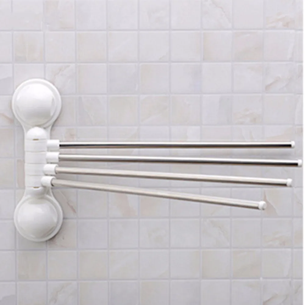 Onnpnnq Творческий Нержавеющая сталь трубы вращающейся Полотенца Ванная комната