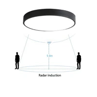 radar human induction acrylic led ceiling lights fixtures restaurant bathroom aisle stairs balcony ceiling lamps 12w