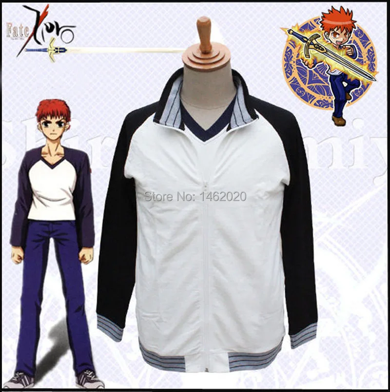 Fate Stay Night Косплей широу эмия костюмы унисекс Повседневная куртка Униформа повседневная одежда пальто