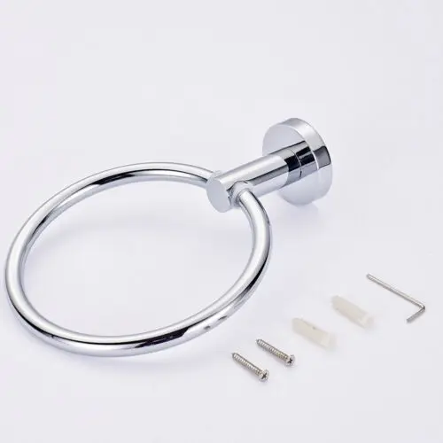 Хромированный серебристый держатель для полотенец Классический рук настенное