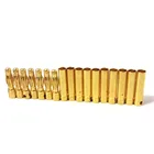 Hihg Качество 50 комплектов 4,0 мм 4 мм RC батарея позолоченный пуленепробиваемый кабель Разъем для подключения типа банан