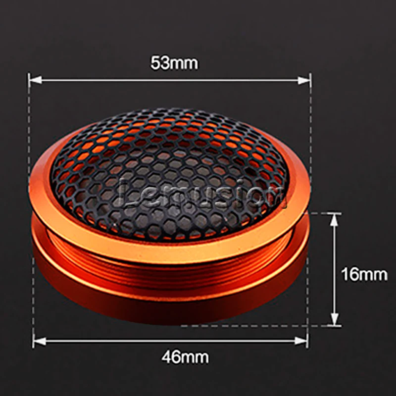 Автомобиль Стайлинг 1 пара модифицированный автомобиль аудио Динамик Шелковый
