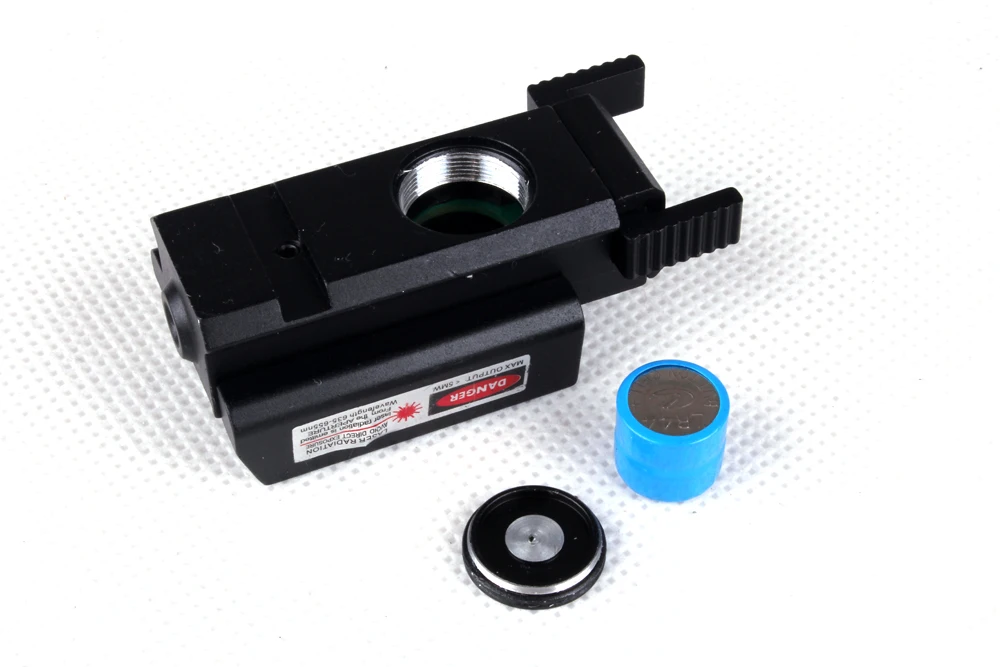 Тактический красный точечный лазерный прицел с 20 мм креплением винтовочный