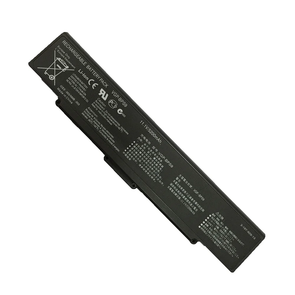 11 1 В 5200 мАч VGP-BPS9 Новый аккумулятор для ноутбука Sony VGP-BPL9 VGP-BPS10 VGP-BPS9A/B Vaio PCG VGN-AR VGN-SZ