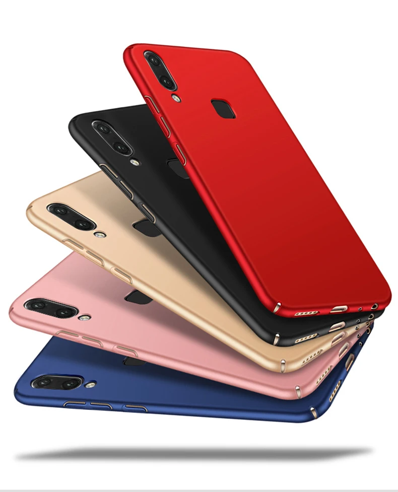 Case For VIVO V9 Luxury Ultra thin Hard Frosted Shield back Cover for Y85 / Coque Funda |