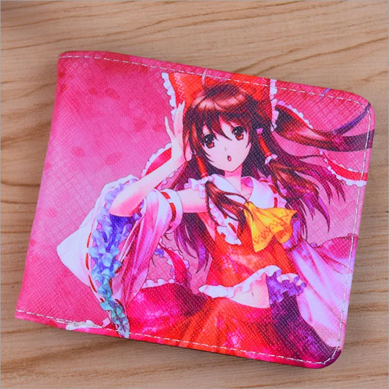TouHou Черный Дворецкий аниме короткий кошелек Себастиан микаелис и Ciel Phantomhive двойные зажим для денег - Цвет: TouHou