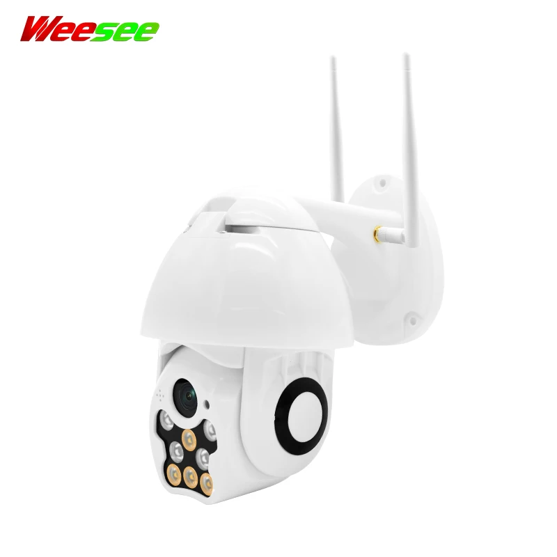 Weesee H.265 V380 ONVIF 3 6 мм 1080P P2P Двухканальное аудио полноцветное ночное видение мини