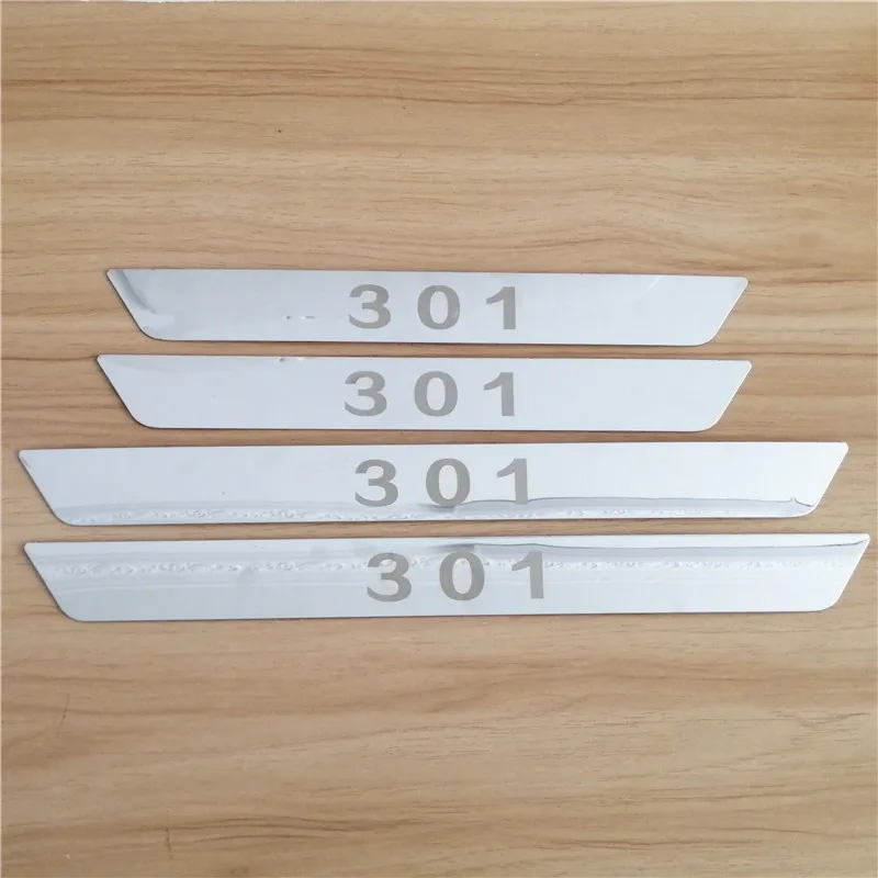 Порог из нержавеющей стали Накладка на порог для автомобиля хорошее качество