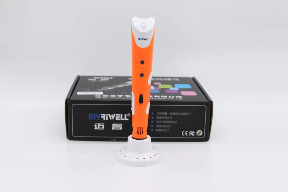 Myriwell 3d печать pen1.75 мм ABS Смарт 3D Ручка для рисования+ нить+ адаптер креативный подарок для детей дизайн живопись