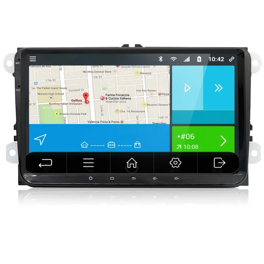 2 din Android 7 1 автомобильный dvd плеер радио Gps стерео для VW GOLF 5 Golf 6 POLO PASSAT B7 T5 CC JETTA TIGUAN