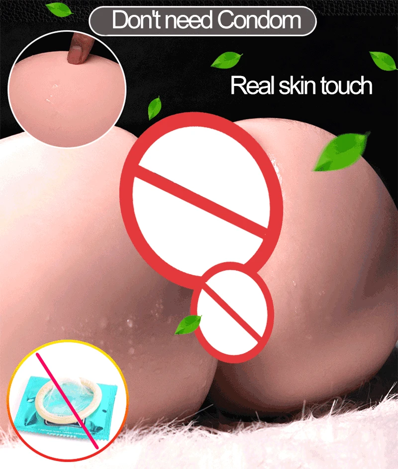 3D сексуальный большой мужской мастурбатор в форме попки Секс-кукла двойное