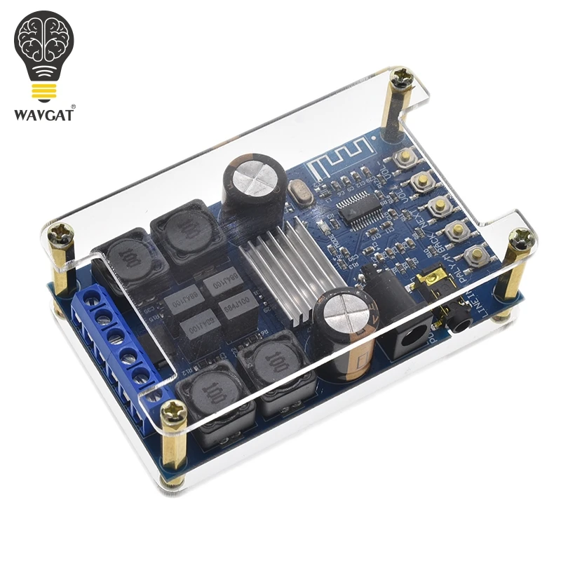 WAVGAT TPA3116 50 Вт + 2 0 аудио беспроводной Bluetooth стерео цифровой усилитель мощности с