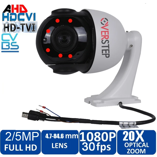 

5mp AHD CVI TVI CCTV security PTZ Camera outdoor & indoor Pan Tilt Zoom PTZ 20X optical Zoom 1080P AHD ptz camera support RS485