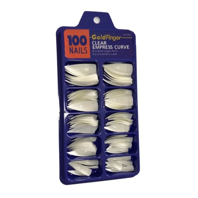 100 шт./компл. акриловые накладные ногти французского типа сделай сам женская