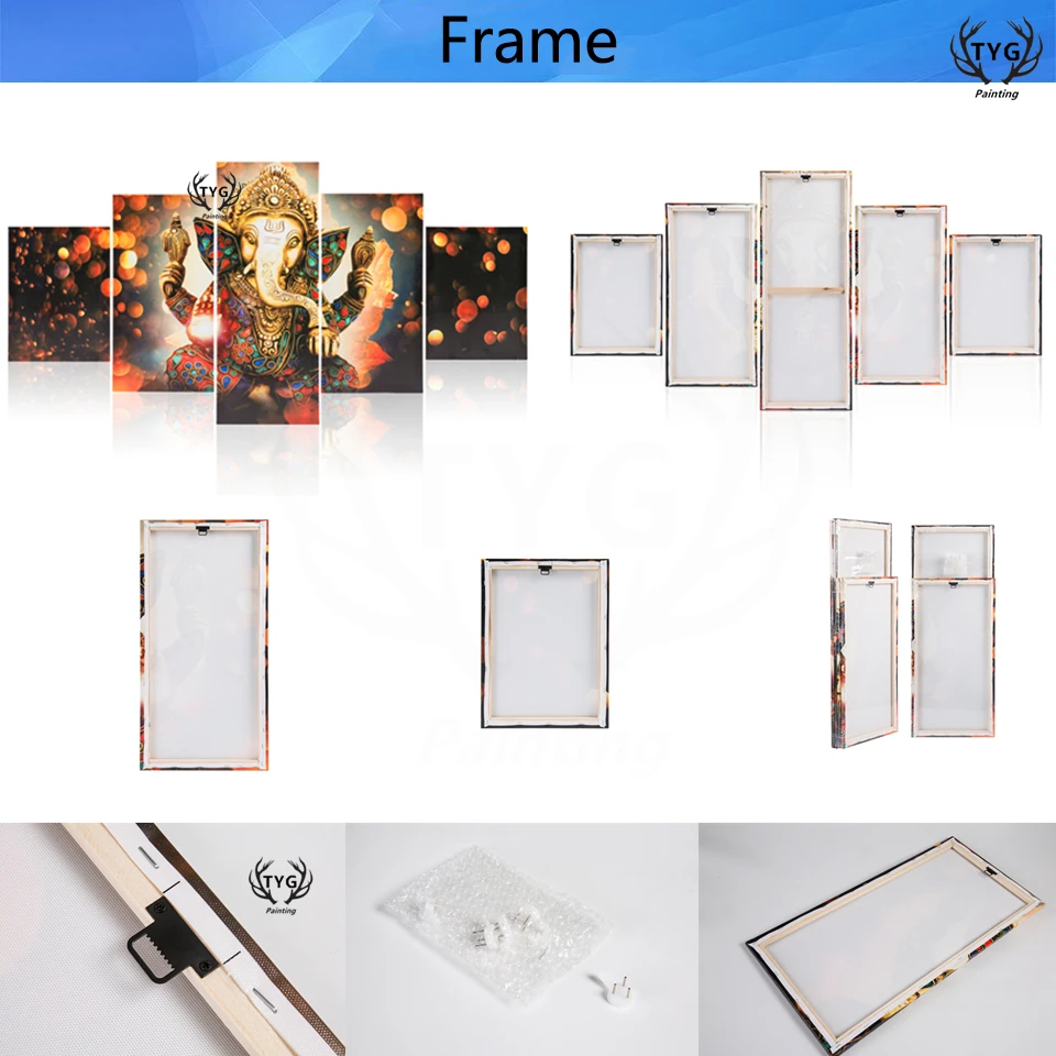 2019 Hot Lord Of The Rings Movies 5 Pieces Canvas Wallpapers Modern Modular Poster Art Paintings For Living Room Home Decor TYG | Дом и сад