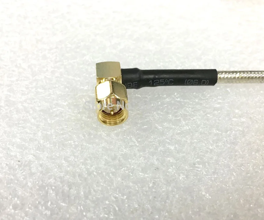 10 шт./лот SMA гнездо на правый угол штекер RF удлинитель коаксиального кабеля Pigtail
