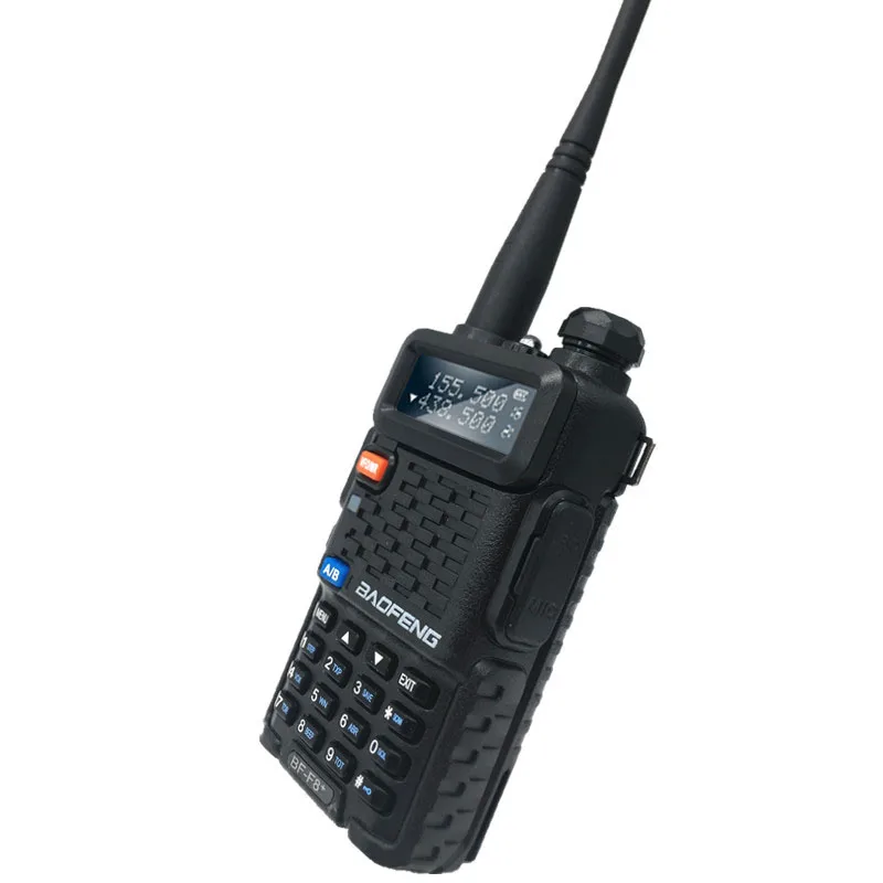 Портативная рация Baofeng BF F8 Plus UHF/VHF радиостанция 10 км с PTT наушниками портативная