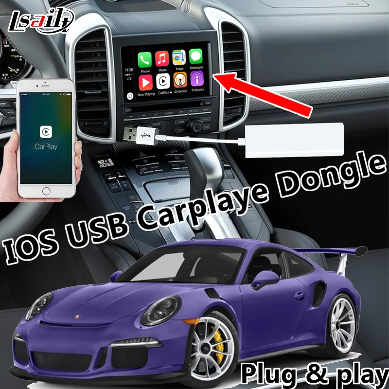 Plug &amp Play IOS USB CarPlaye ключ для Android интерфейс Поддержка сенсорного управления |