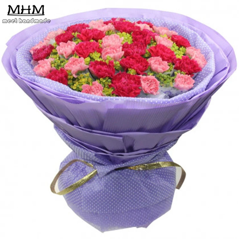 Цветная хлопковая бумажная подарочная упаковка в горошек тканевая бумага