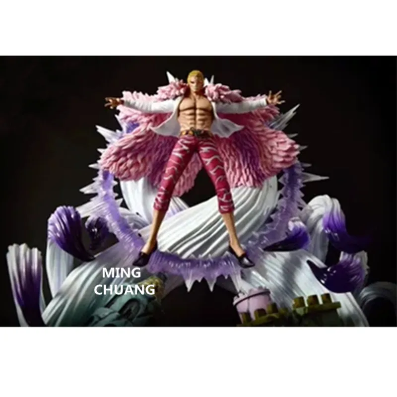 28,3" Статуя один кусок семь военачальников моря бюст donquixote doflamingo анимационная фигурка GK Коллекционная модель игрушки 72 см коробка D905