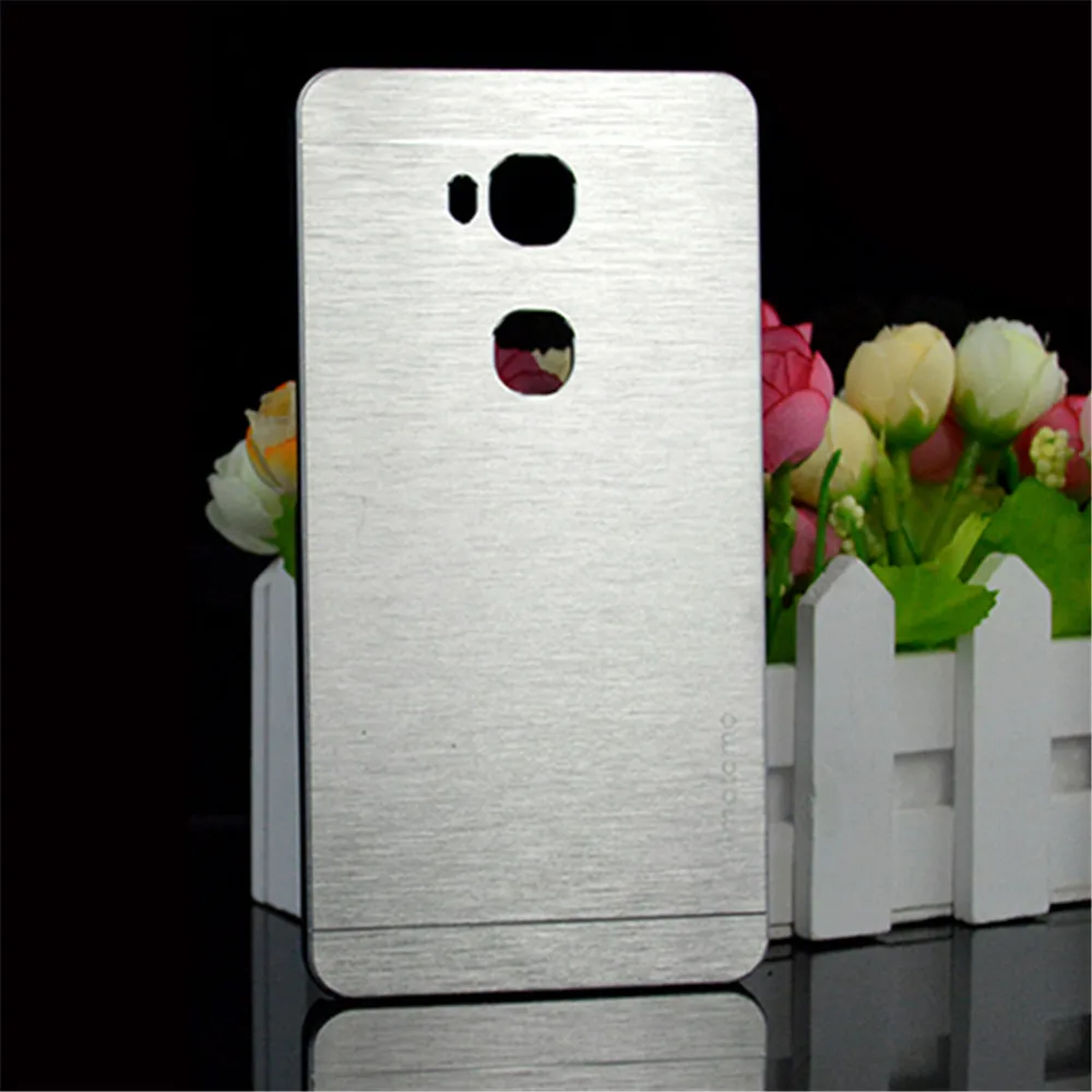 Для Huawei Honor 5X X5 GR5 2016 GR5W Kiw-L21 модные Motomo крацованный алюминий металл Пластик чехол